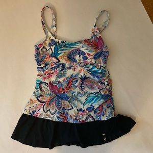 Azul 14 one piece swim suit w/builtin bra NWOT